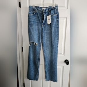 ZARA'S Blue Distressed Jeans